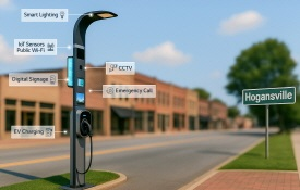 LG CNS enters the U.S. smart city market for the first time, signing contracts with New York City and Hogansville, Georgia.
														