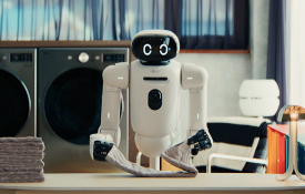 LG Electronics Presents LG CLOiD Home Robot at CES
